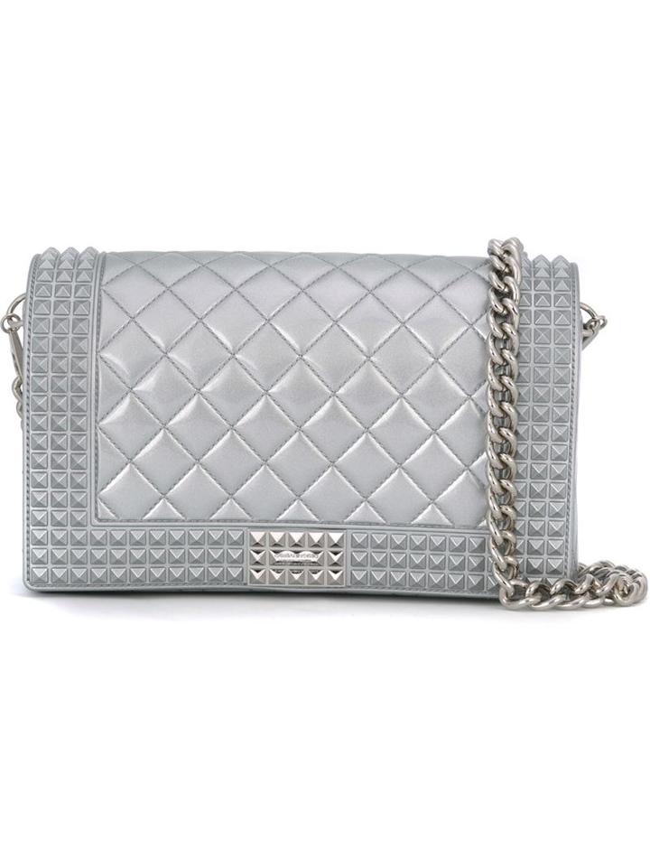Designinverso Cortina Crossbody Bag, Women's, Grey, Plastic