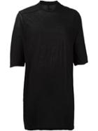 Rick Owens Drkshdw Long Length T-shirt, Men's, Black, Cotton