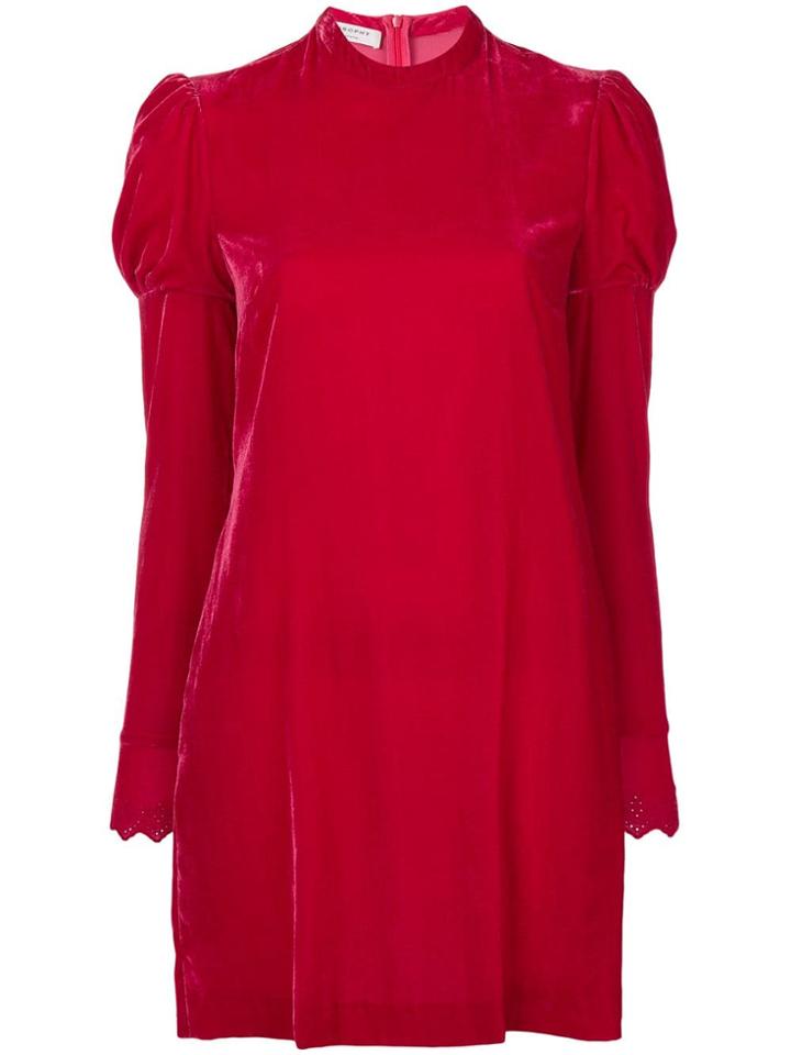 Philosophy Di Lorenzo Serafini Puff Sleeve Dress - Red