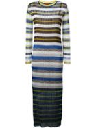 Missoni Striped Maxi Dress, Women's, Size: 42, Polyester/viscose/cupro/spandex/elastane