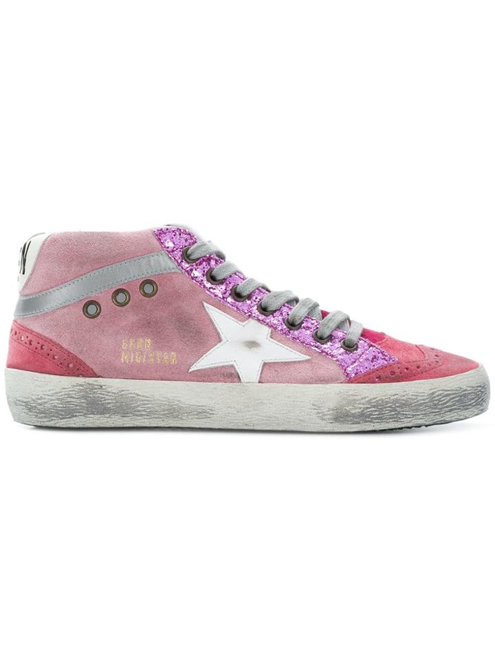 Golden Goose Deluxe Brand Mid Star Sneakers - Pink