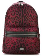 Dolce & Gabbana Vulcano Backpack, Red, Polyamide