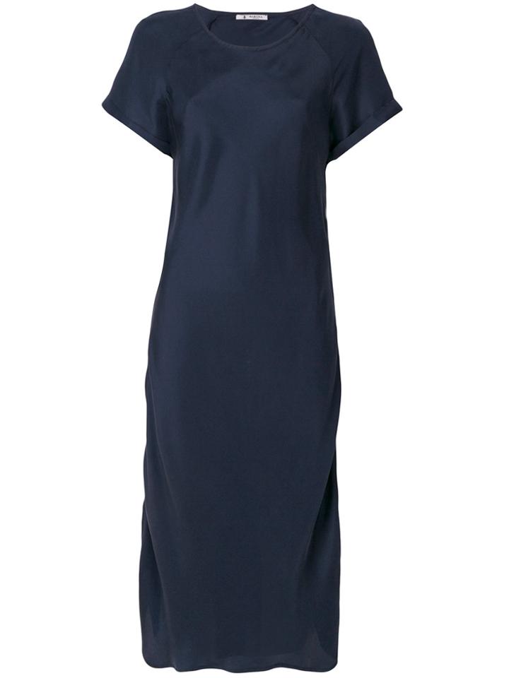 Barena Longline T-shirt Dress - Blue