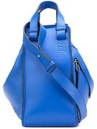 Loewe Zipped Shoulder Bag, Women's, Blue