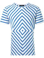 Anrealage Reflection T-shirt, Men's, Size: 46, White, Cotton