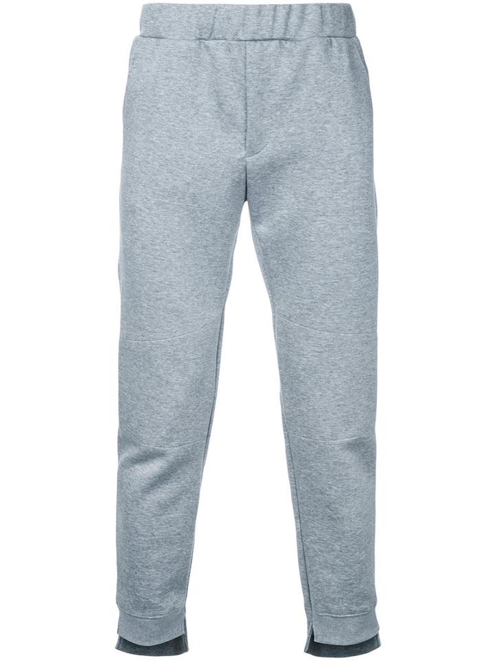 En Route - Asymmetric Hem Sweatpants - Men - Cotton/polyester - 2, Grey, Cotton/polyester