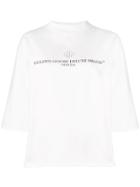 Golden Goose Deluxe Brand Logo Print Sweatshirt - White
