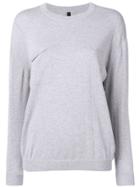 Sara Lanzi Knitted Maxi Sweatshirt - Grey