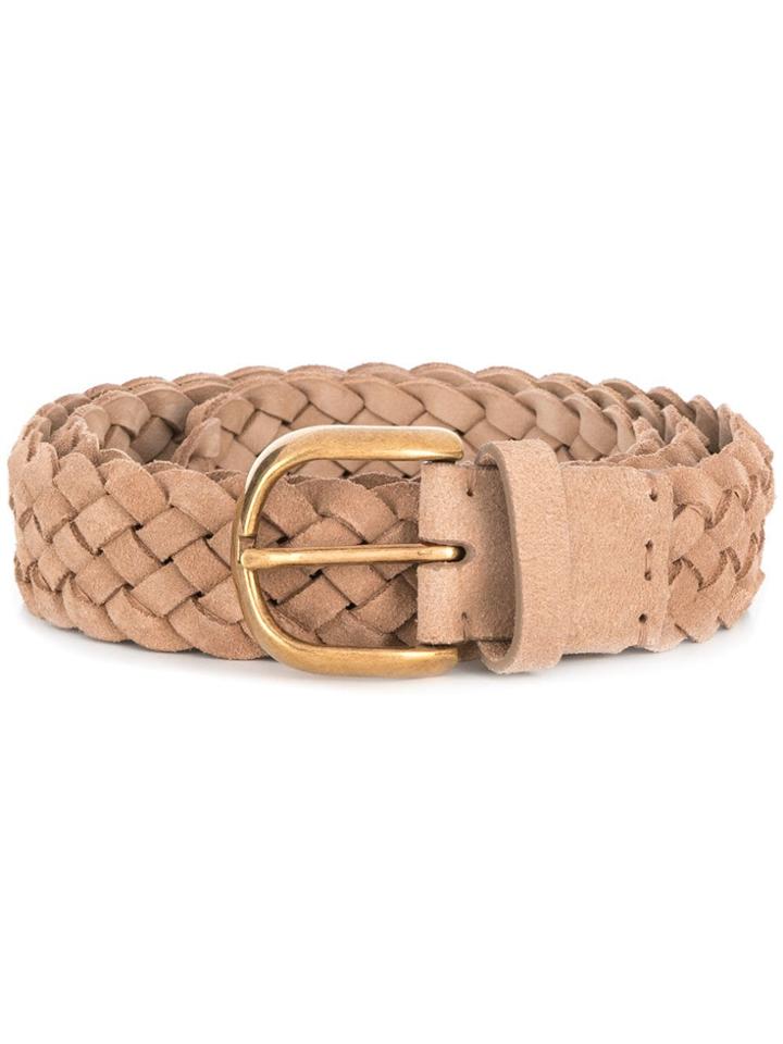 Brunello Cucinelli Woven Design Belt - Neutrals