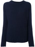 Erika Cavallini 'semicouture' Pullover, Women's, Size: Medium, Blue, Wool
