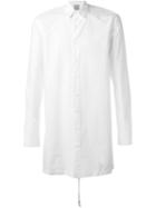 D-gnak Back Printed Strap Detail Shirt, Men's, Size: 50, White, Cotton