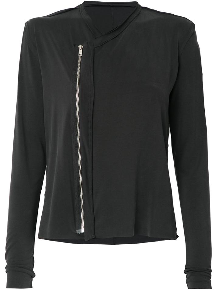 Uma Raquel Davidowicz Off-center Fastening Jacket - Black