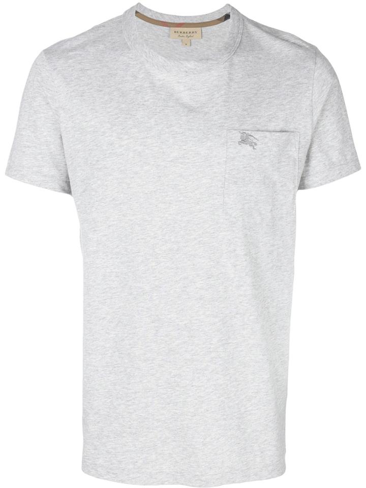 Burberry Henton Patch Pocket T-shirt - Grey