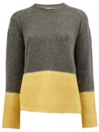 Marni Colour Block Jumper, Women's, Size: 42, Grey, Cashmere