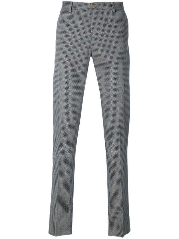 Etro All-over Printed Trousers - Grey