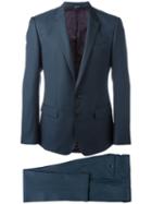 Dolce & Gabbana Formal Suit, Men's, Size: 52, Blue, Viscose/cupro/virgin Wool