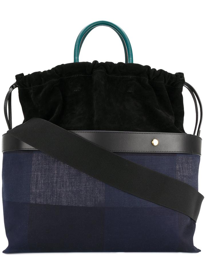 Marni Duffle Insert Shopper Tote - Black