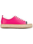 Lanvin Lace-up Sneakers - Pink