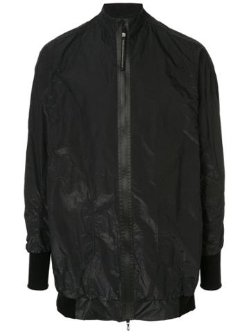 Nil0s Mid-length Bomber Jacket - Black