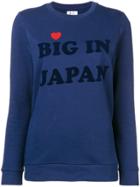 Zoe Karssen Big In Japan Sweatshirt - Blue