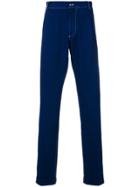 Doppiaa High-waist Fitted Jeans - Blue
