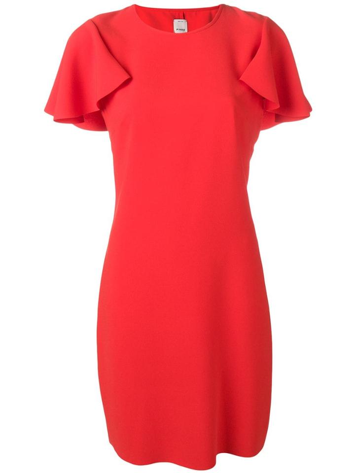 Pinko Capelet Dress - Red