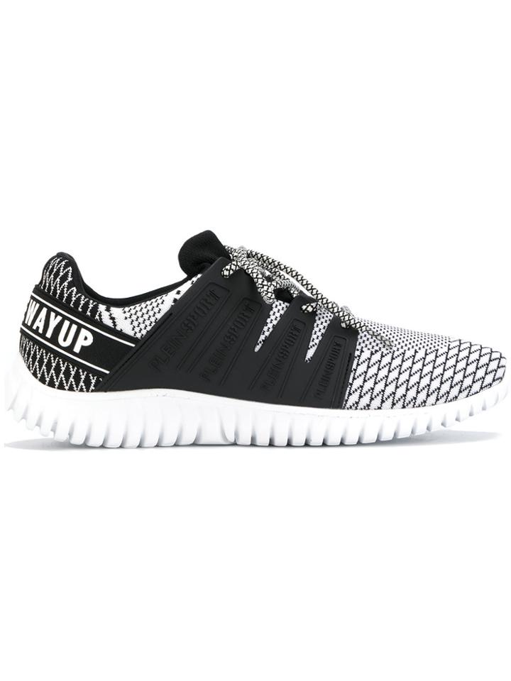 Plein Sport All The Way Up Sneakers - White