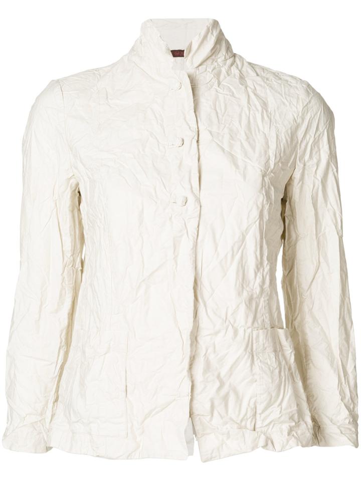 Daniela Gregis Wrinkled Jacket - Nude & Neutrals
