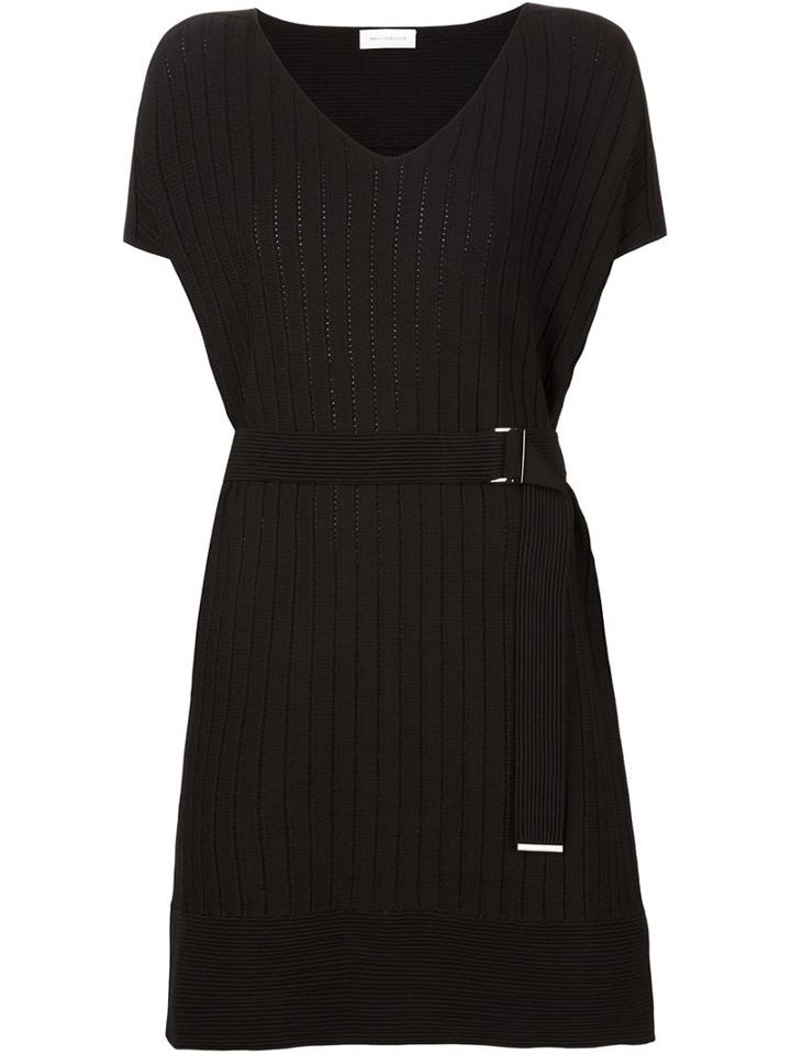 Maison Ullens Stitches Mix Short Sleeve Dress