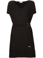 Maison Ullens Stitches Mix Short Sleeve Dress