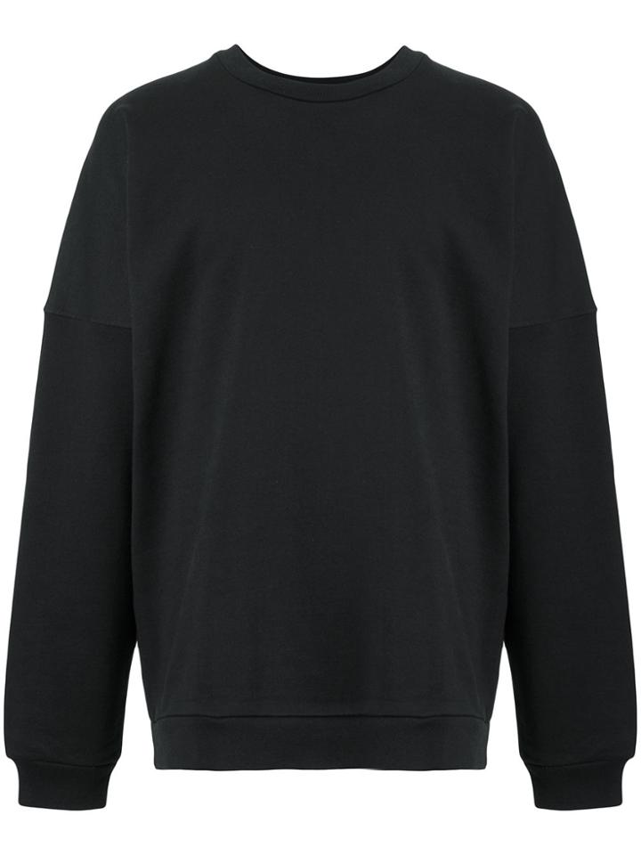 Monkey Time Oversized Sweatshirt - Black