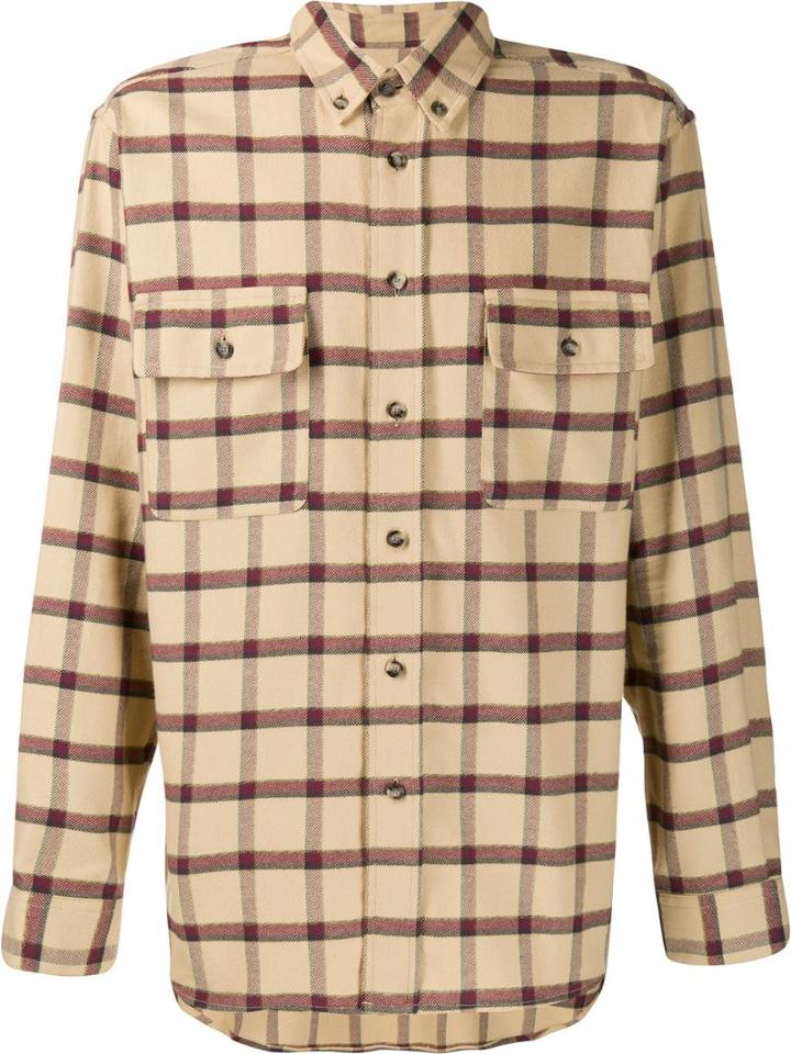 Isabel Marant Check Print Shirt - Brown