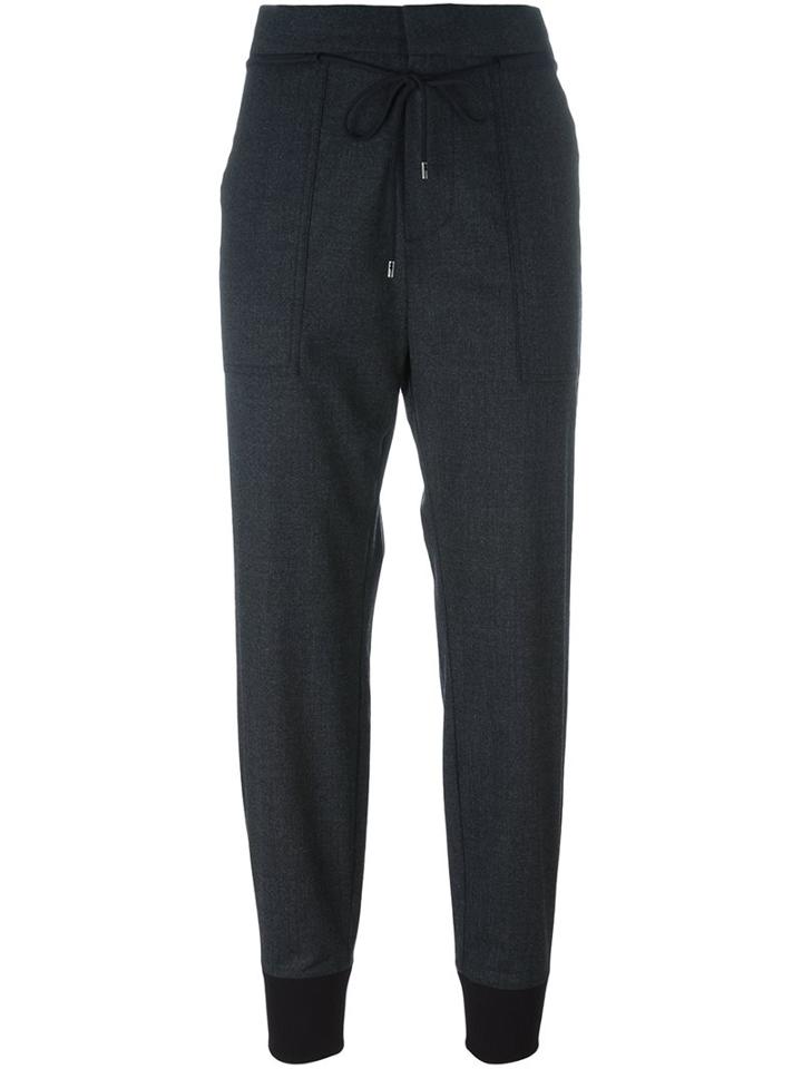 Diesel Black Gold Tapered Cropped Trousers