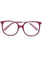 Chloé - Classic Square Frame Glasses - Women - Acetate/metal (other) - One Size, Red, Acetate/metal (other)