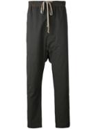 Drop-crotch Trousers - Men - Cotton/polyamide - M, Grey, Cotton/polyamide, Rick Owens Drkshdw
