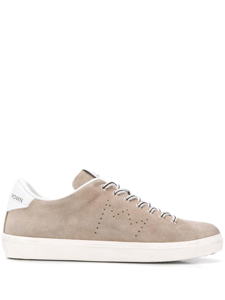 Leather Crown Lc06 Low-top Sneakers - Neutrals