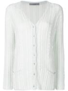 Ermanno Scervino Embroidered Button-down Cardigan - Green