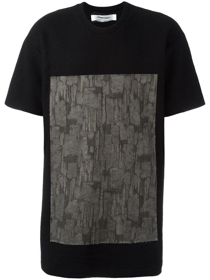 Individual Sentiments Square Print T-shirt - Black