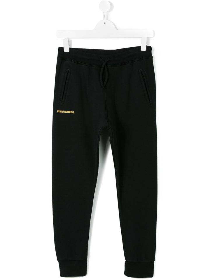 Dsquared2 Kids - Joggers - Kids - Cotton - 16 Yrs, Blue