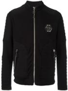 Philipp Plein Important Bomber Jacket, Men's, Size: Xl, Black, Cotton/polyester
