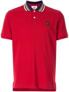 Kent & Curwen Contrasting Collar Polo Shirt - Red