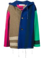 Marni Patchwork Coat - Green