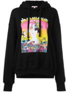 Olympia Le-tan - Did You Get Your Pill Hoodie - Women - Cotton - S, Black, Cotton