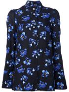 Proenza Schouler Floral Print Shirt, Women's, Size: 2, Black, Viscose