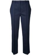 Theory Cropped Pants, Women's, Size: 4, Blue, Wool