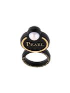 Theatre Products Faux Pearl Ring, Women's, Black