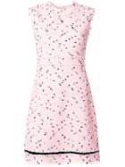 Giambattista Valli Dotted Print Day Dress - Pink & Purple