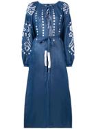 Vita Kin Printed Maxi Dress - Blue