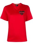 Moncler Grenoble Heart Mountain T-shirt - Red