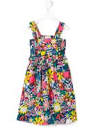 Stella Mccartney Kids Floral Print Dress, Size: 6 Yrs, Pink/purple